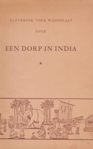 Een dorp in India - Kleurboek voor wandplaat -