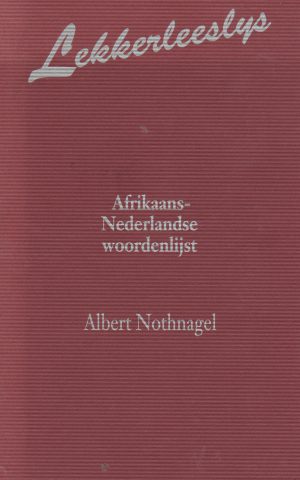 Lekkerleeslijs - Afrikaans-Nederlandse woordenlijst -