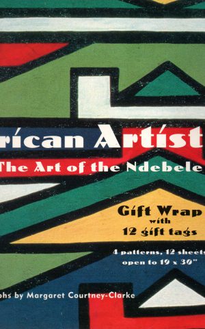 African Artistry - The Art of the Ndebele - Gift Wrap with 12 gift tags -