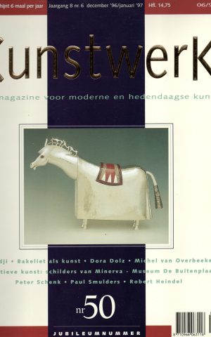 Kunstwerk - nr 50 Jubileumnummer -Goudji, Bakeliet als kunst, Dora Dolz, Michel van Overbeeke, Figuratieve kunst: schilders van Minerva, Museum De Buitenplaats, Peter Schenk, Paul Smulders, Robert Heindel -